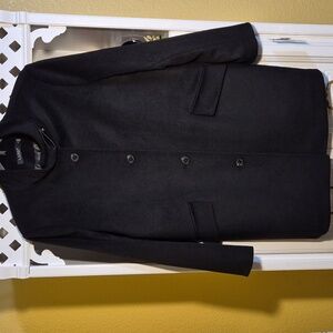 Women's brand new $345 Ralph Lauren black coat, size 18.